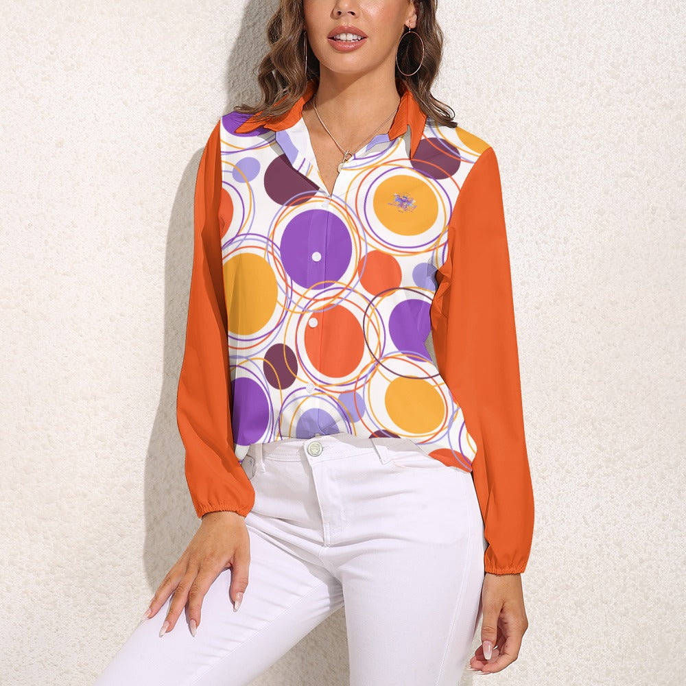 BU Versatile Business Casual Long Sleeve Blouse - Premium Vintage Women's Top
