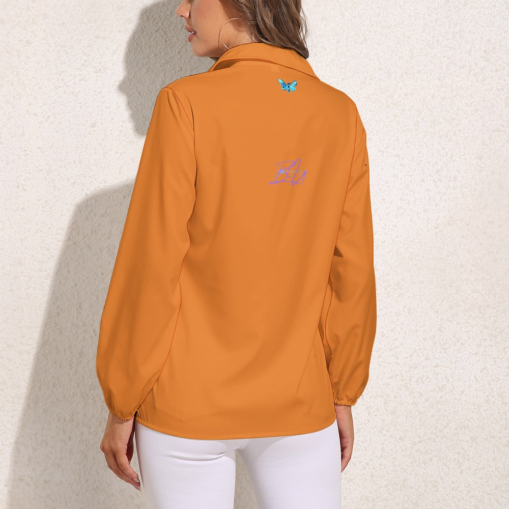 BU Versatile Business Casual Long Sleeve Blouse - Premium Vintage Women's Top