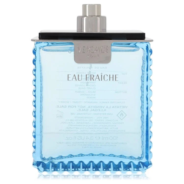 3.4oz "TESTER" Versace Man Eau Fraiche Eau De Toilette Spray