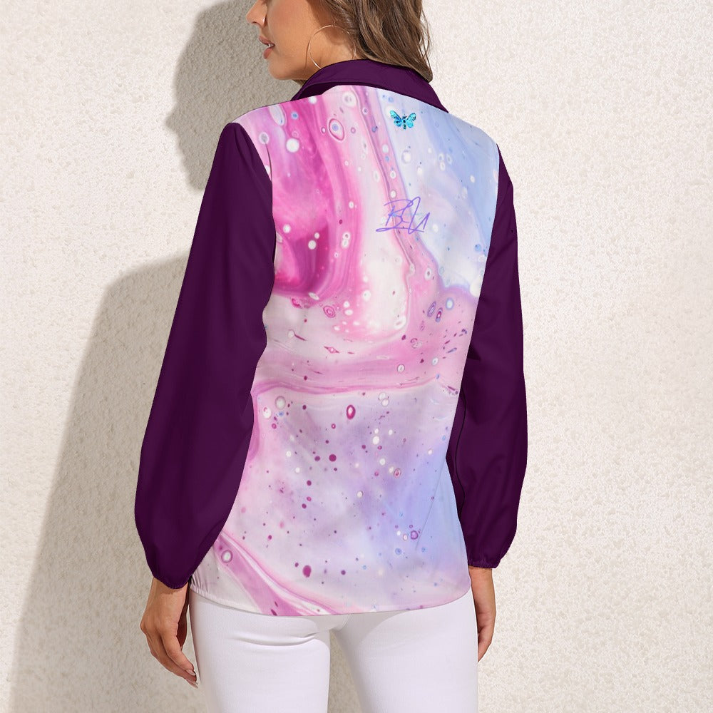 BU Versatile Business Casual Long Sleeve Blouse - Premium Vintage Women's Top