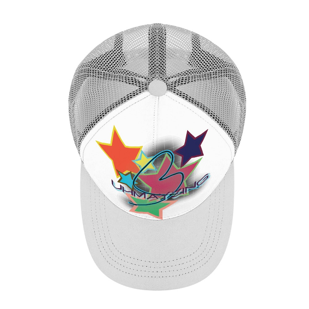 Baseball Cap Bent glue rear hollow (multi-color optional)