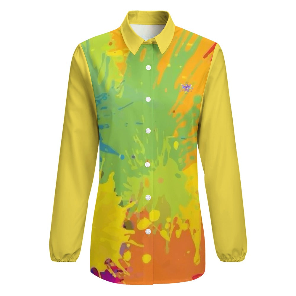BU Versatile Business Casual Long Sleeve Blouse - Premium Vintage Women's Top