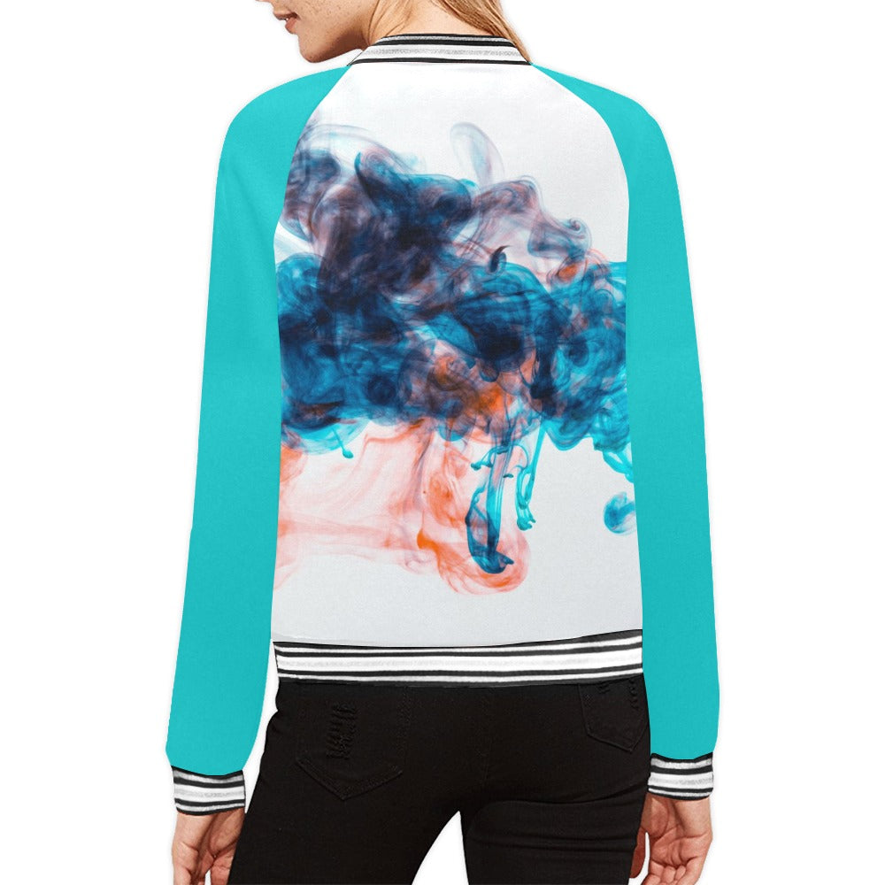 Women's Horizontal Stripes Jacket (Model H21)