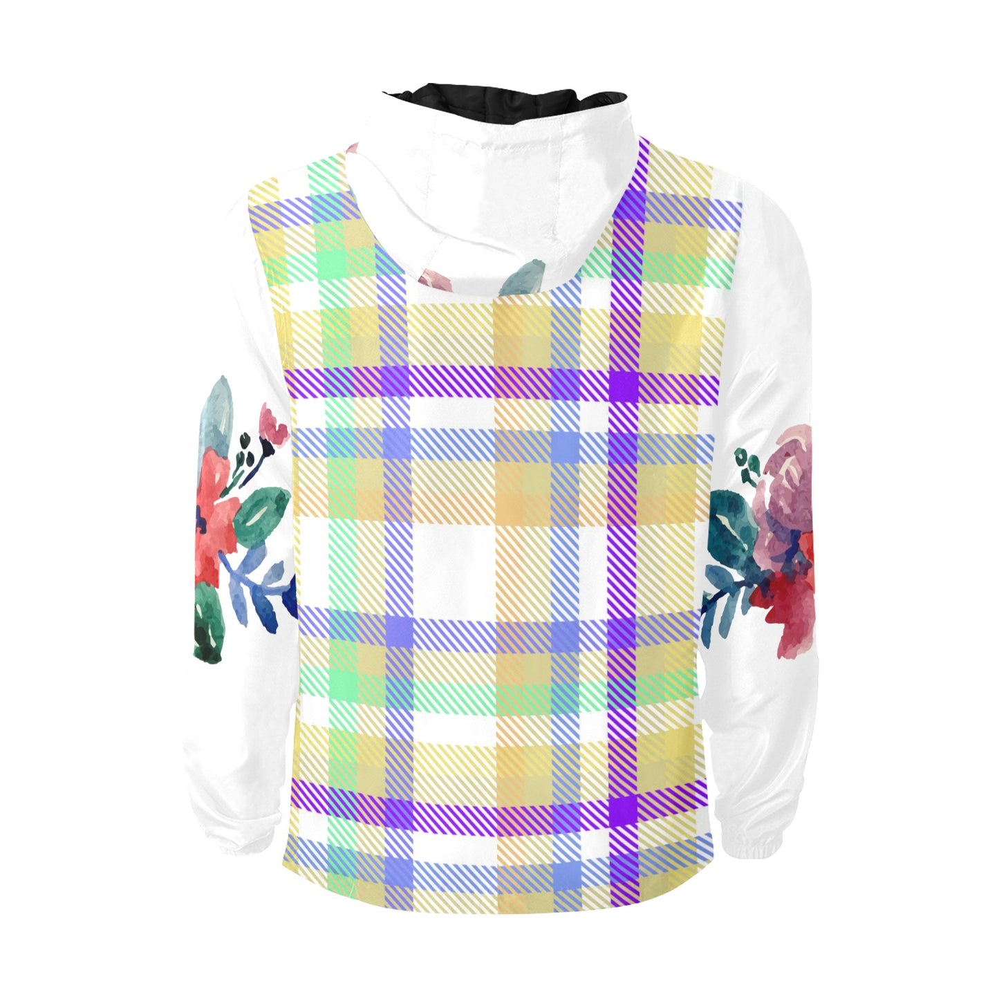 Buhmayzing All Over Print Quilted Windbreaker Jacket