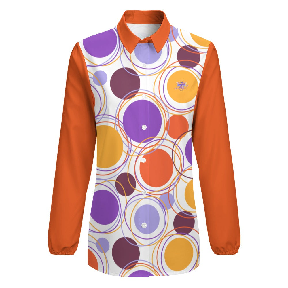 BU Versatile Business Casual Long Sleeve Blouse - Premium Vintage Women's Top