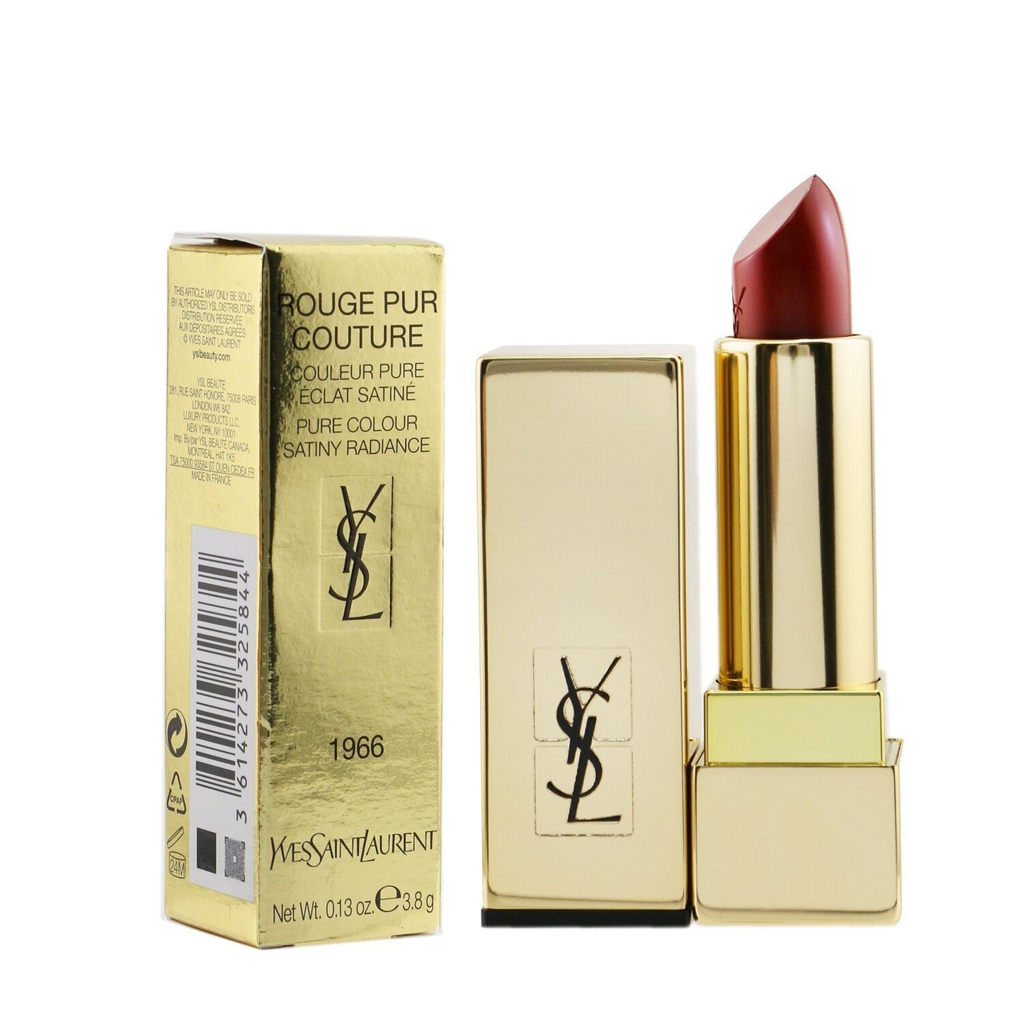 YVES SAINT LAURENT - Rouge Pur Couture - #1966 Rouge Libre LC558400 / 325844 3.8g/0.13oz