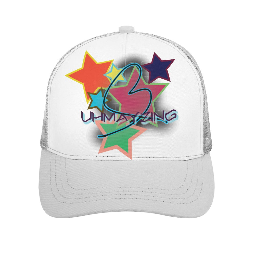 Baseball Cap Bent glue rear hollow (multi-color optional)