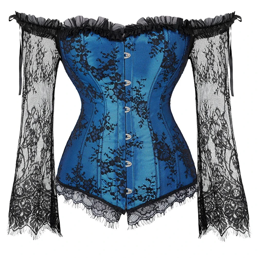 Indulge in the ultimate seduction with our Luxury Women's Chic Summer Sheer Sleeve Corset. Made from the finest materials, this corset features sheer sleeves and a figure-hugging design that will accentuate your curves and leave you feeling empowered and irresistible.
