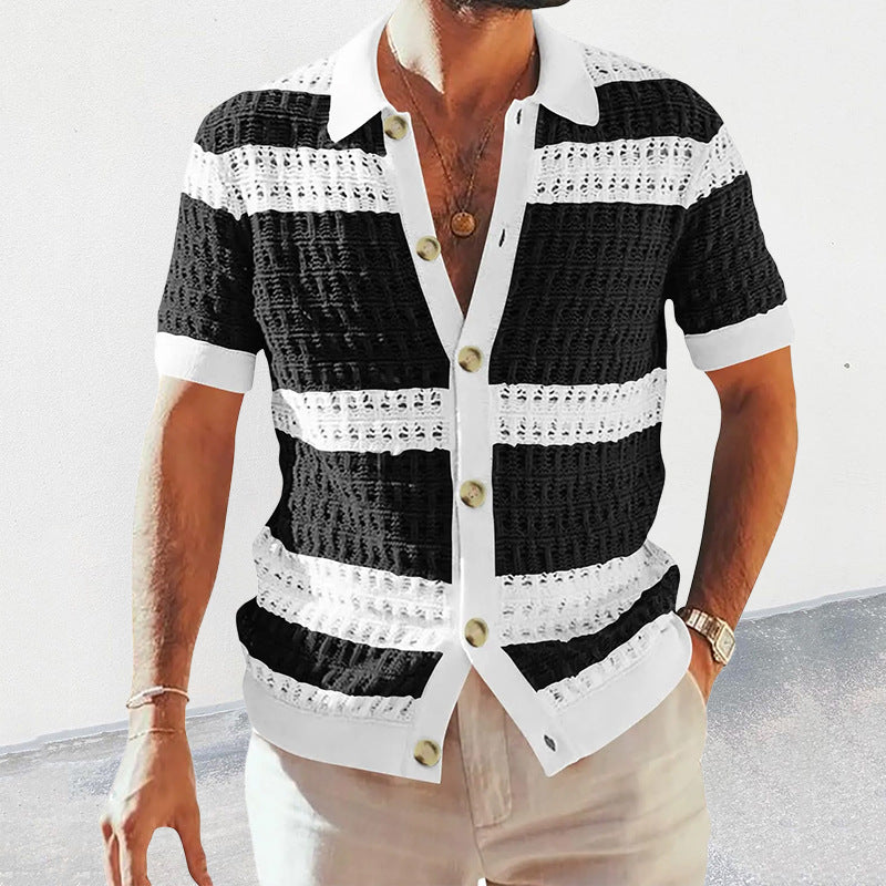 Elevate your summer wardrobe with our collection of sophisticated men's summer cardigan collar shirts. Crafted with quality materials and designed for both style and comfort, these shirts effortlessly blend casual charm with refined elegance. Perfect for any occasion, from beachside gatherings to outdoor soirées.