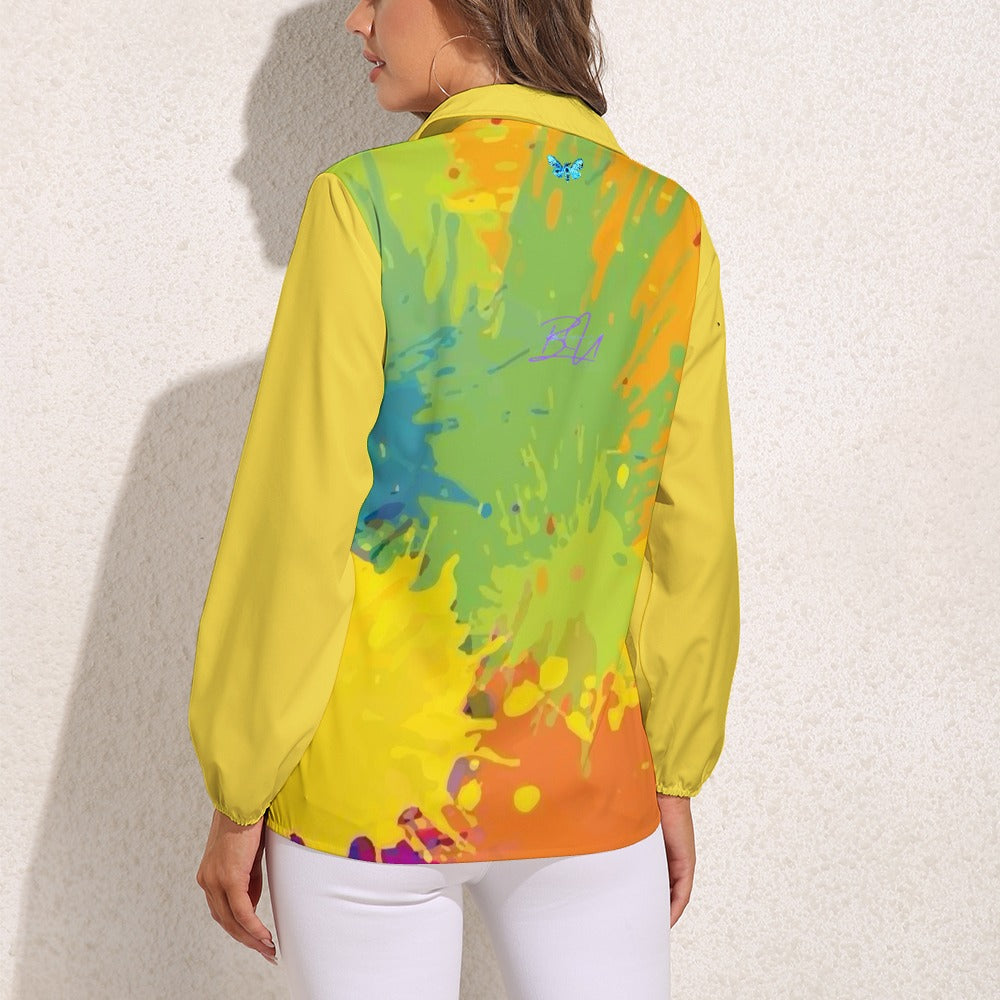 BU Versatile Business Casual Long Sleeve Blouse - Premium Vintage Women's Top