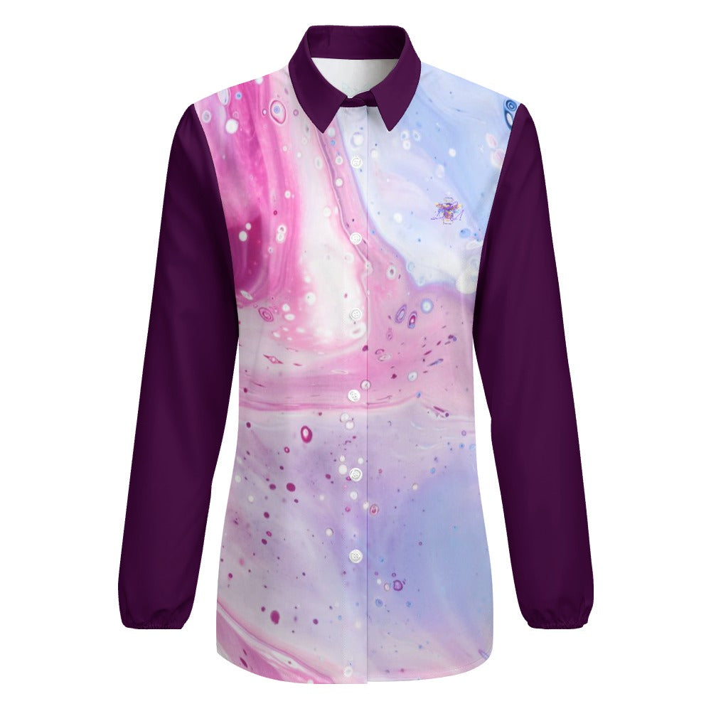 BU Versatile Business Casual Long Sleeve Blouse - Premium Vintage Women's Top