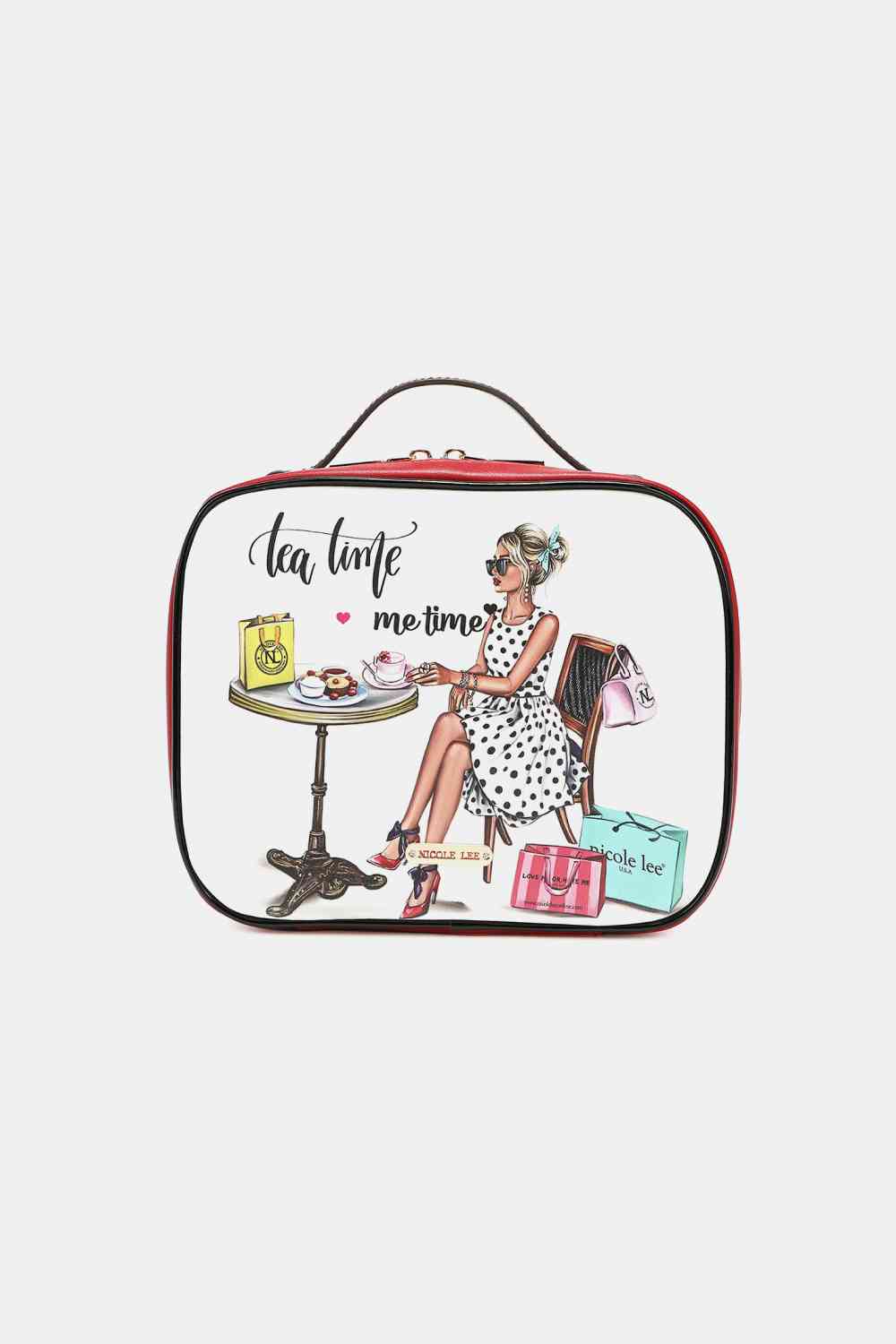 Nicole Lee Contemporary Women's Tea Time me Printed Handbag