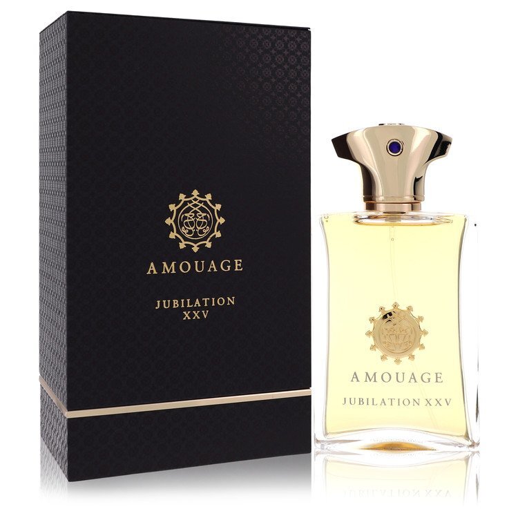 Jubilation XXV by Amouage - the luxurious men's cologne that exudes pure jubilation. Indulge in the rich and captivating blend of exotic spices, precious woods, and opulent fruits, creating a scent that will leave you feeling jubilant all day long. 3.4oz