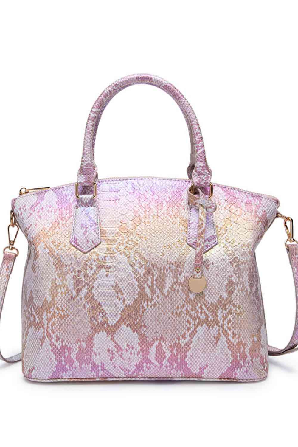 Women's Texture PU Leather Handbag