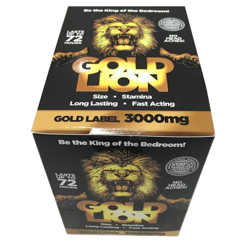 Gold Lion Male Pill 1ct (24/Dp)
