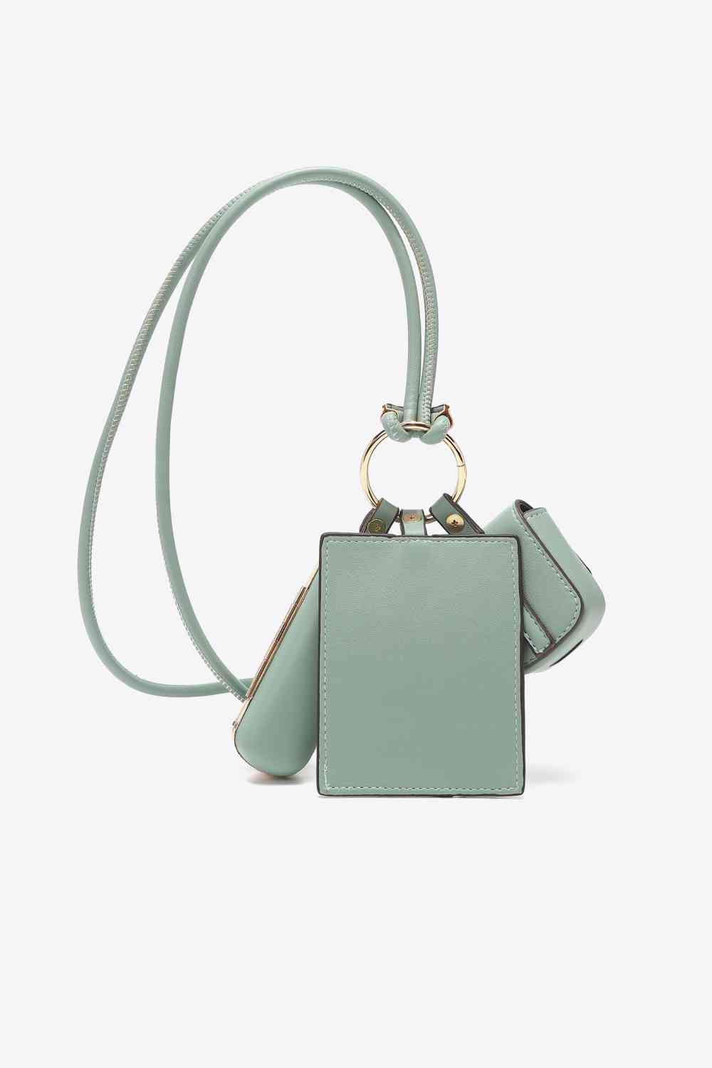Fabulous Women's Vegan Leather 3-Piece Lanyard Set