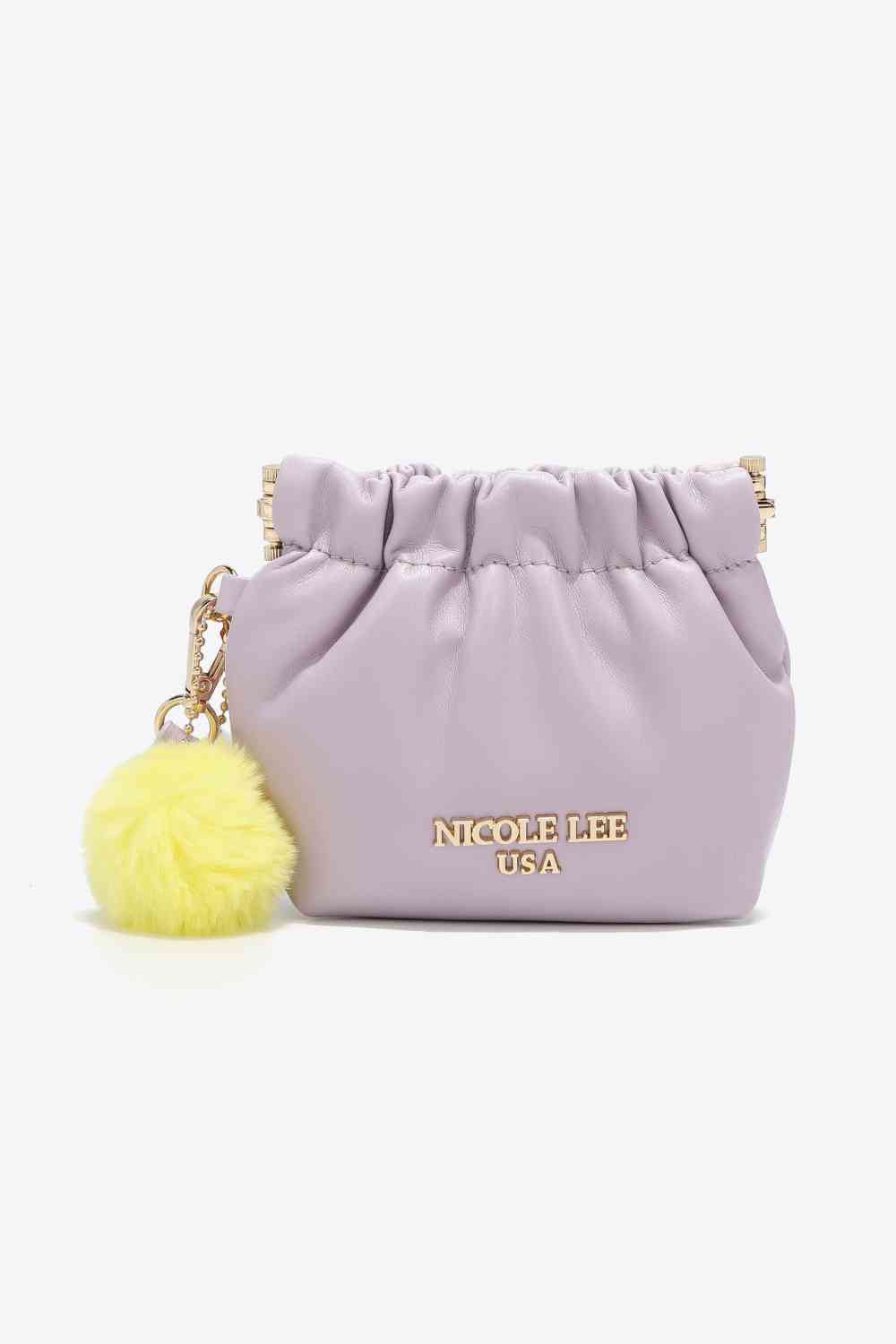 Lavender Ladies Luxurious Chic Faux Leather Pouch