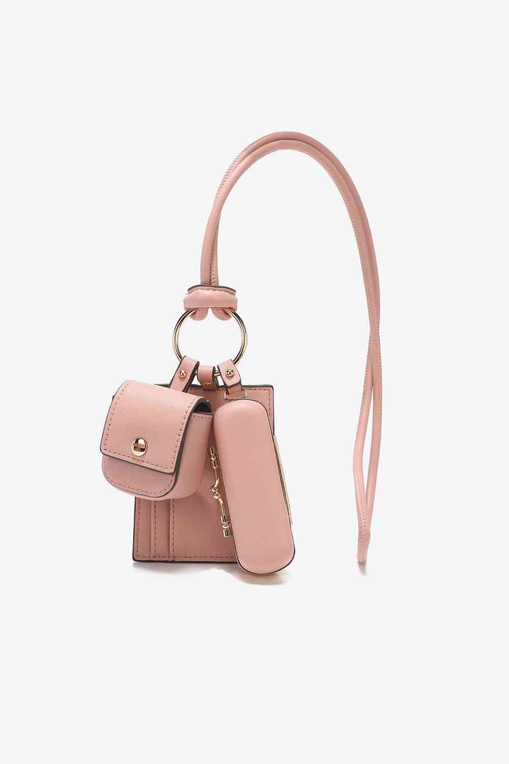 Fabulous Women's Vegan Leather 3-Piece Lanyard Set