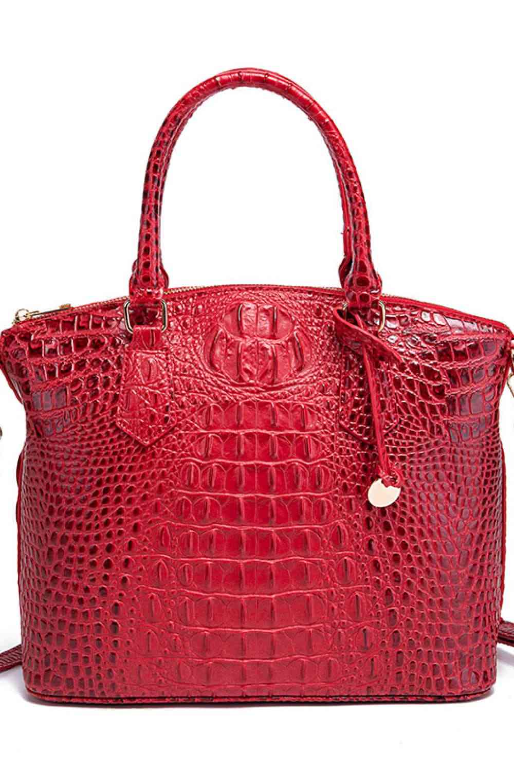 Women's Texture PU Leather Handbag