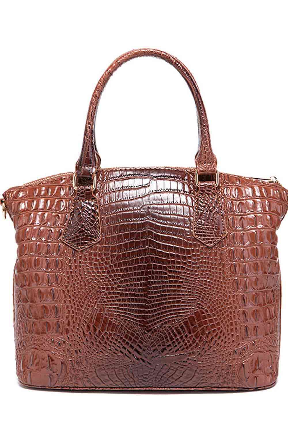 Women's Texture PU Leather Handbag
