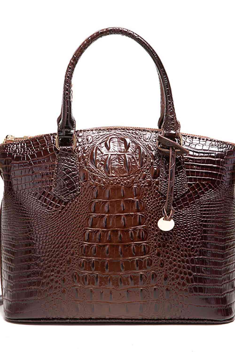 Women's Texture PU Leather Handbag