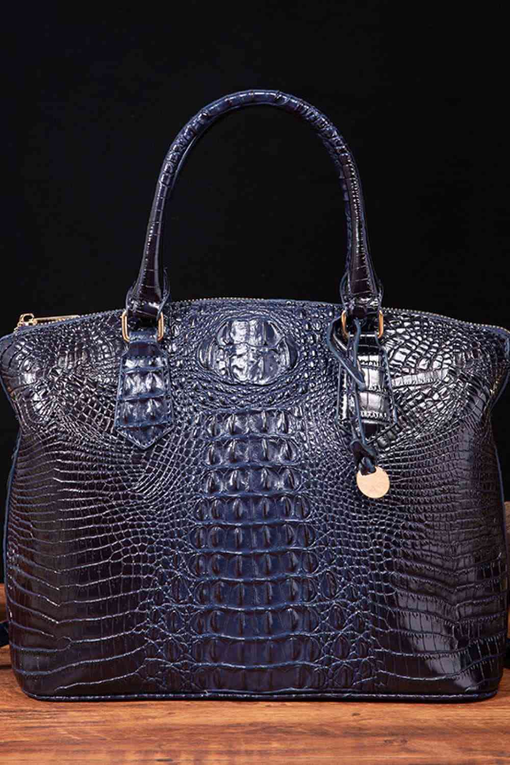 Women's Texture PU Leather Handbag