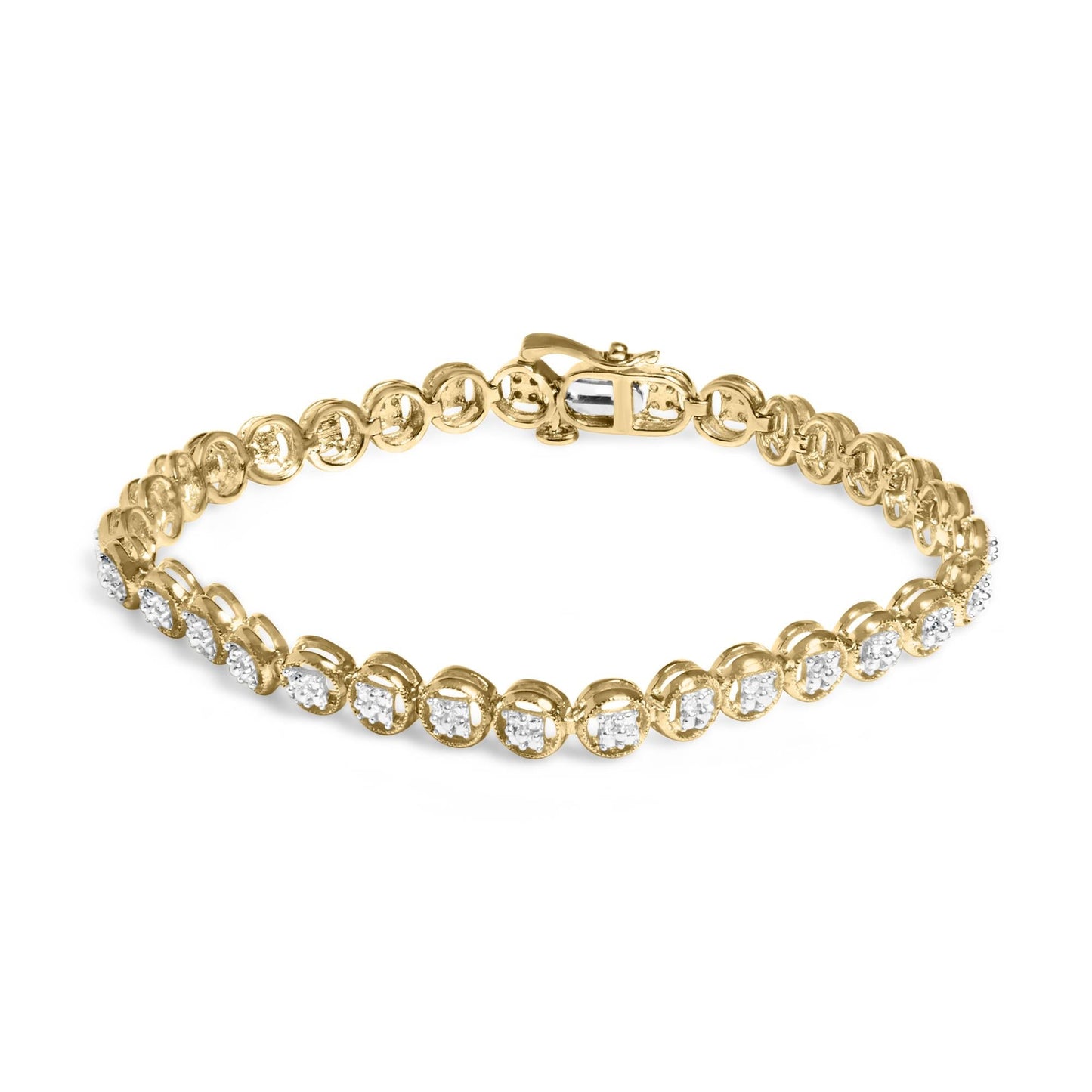 Elevate Your Elegance with 14K Gold Plated Sterling Silver Radiance