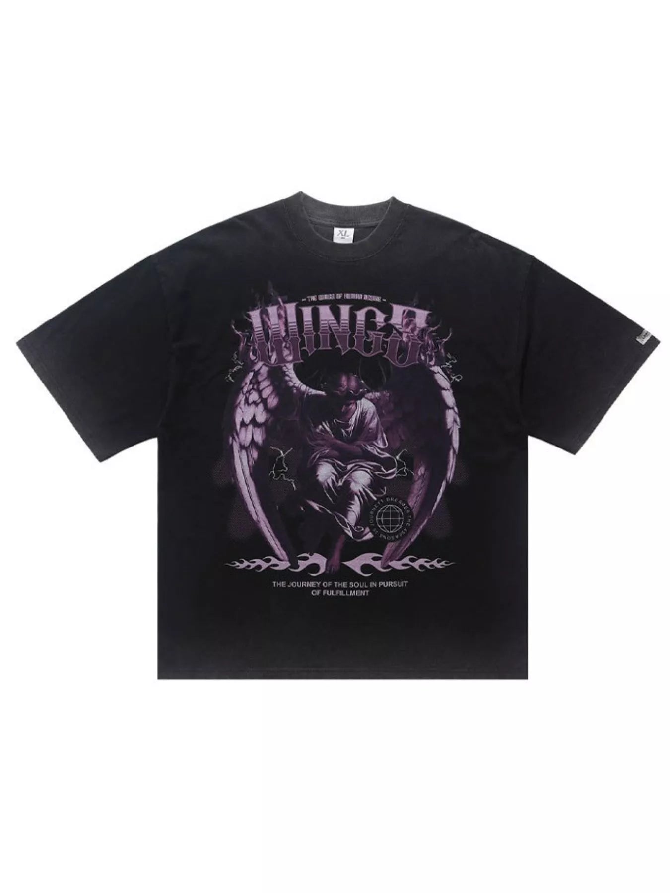 Fierceguy Unisex Streetwear Statement Graphic T-Shirt front view
