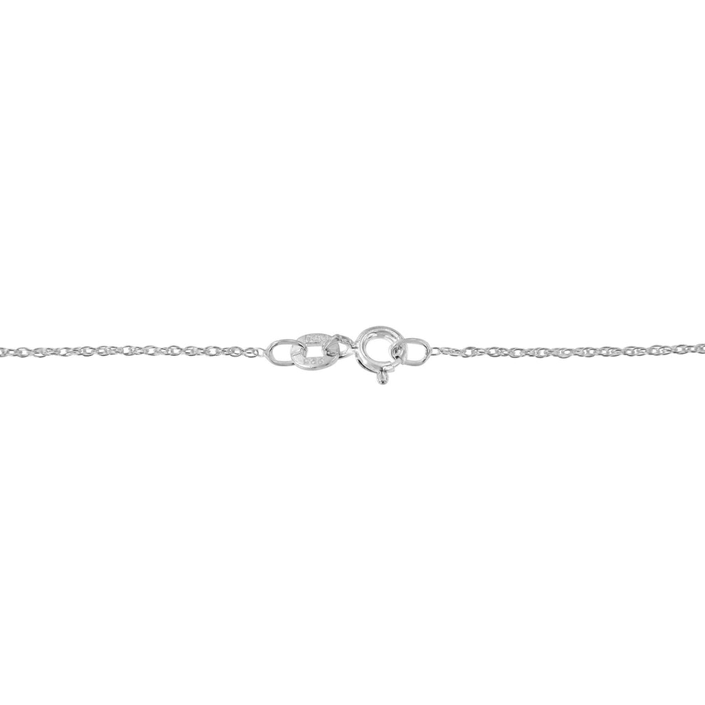 .925 Sterling Silver 1/3 Cttw Diamond Framed Open Cross 18in Pendant Necklace (J-K Color, I2-I3 Clarity)