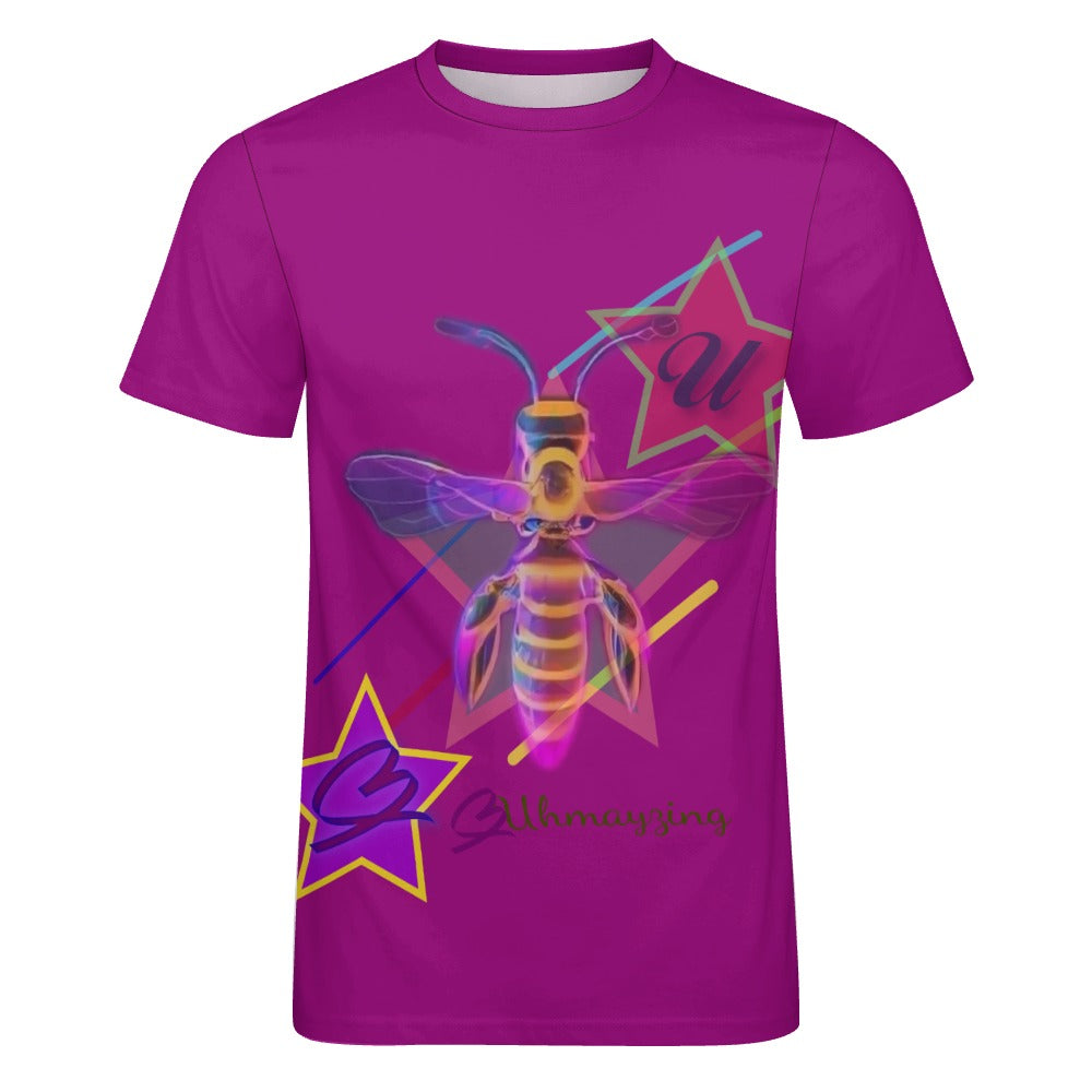 BUhmayzing Bee Print Unisex Cotton T-shirt