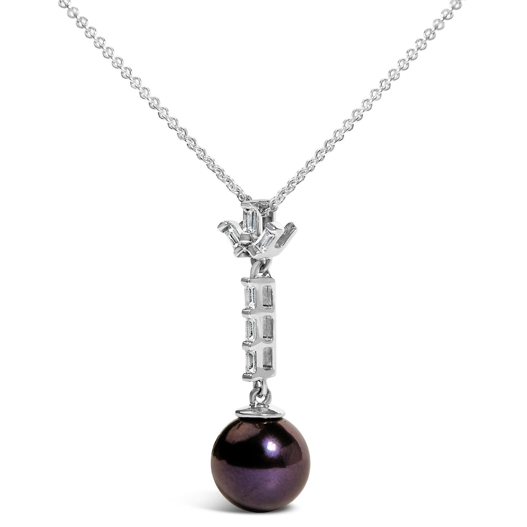 Unveil the Ocean's Mystery: .925 Sterling Silver Pearl Pendant