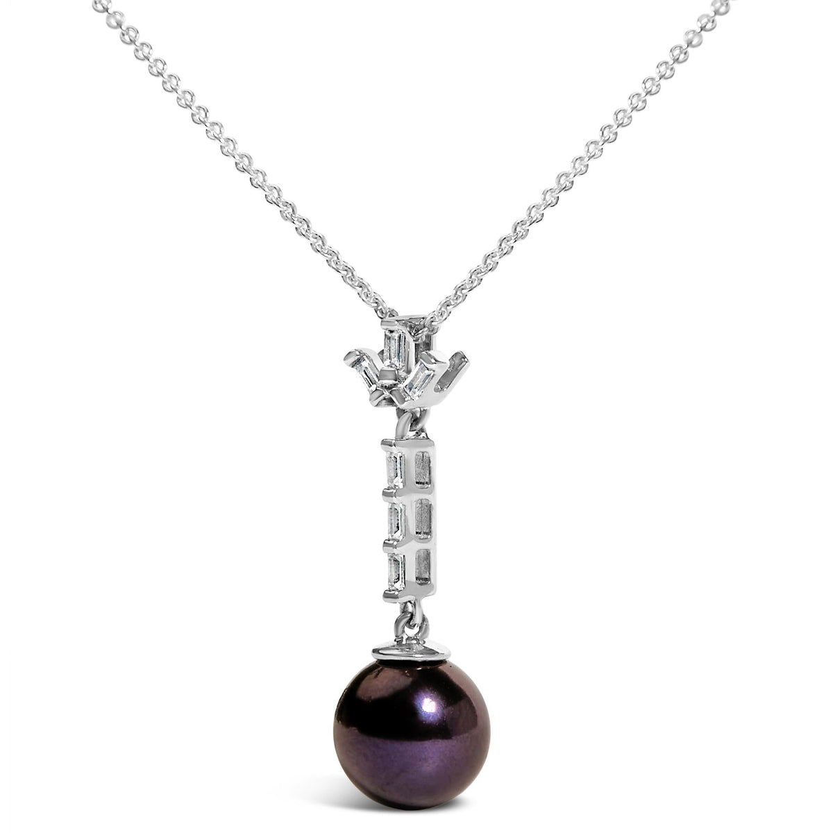 Unveil the Ocean's Mystery: .925 Sterling Silver Pearl Pendant