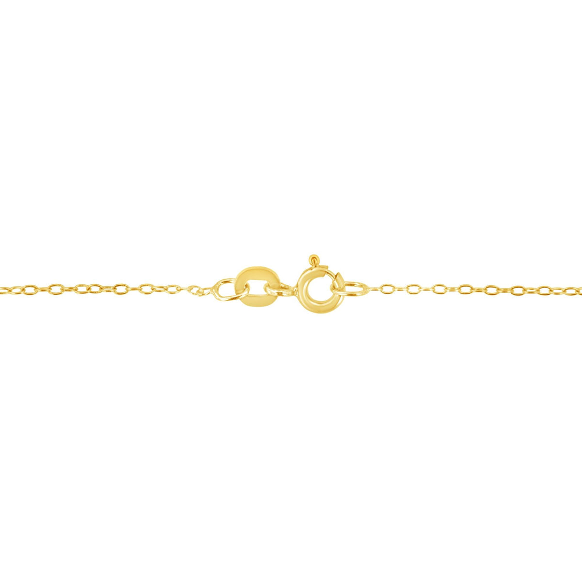 14K Yellow Gold Plated .925 Sterling Silver 1/2 Cttw Champagne Diamond Cross Pendant Necklace (K-L Color, I1-I2 Clarity) - 18in