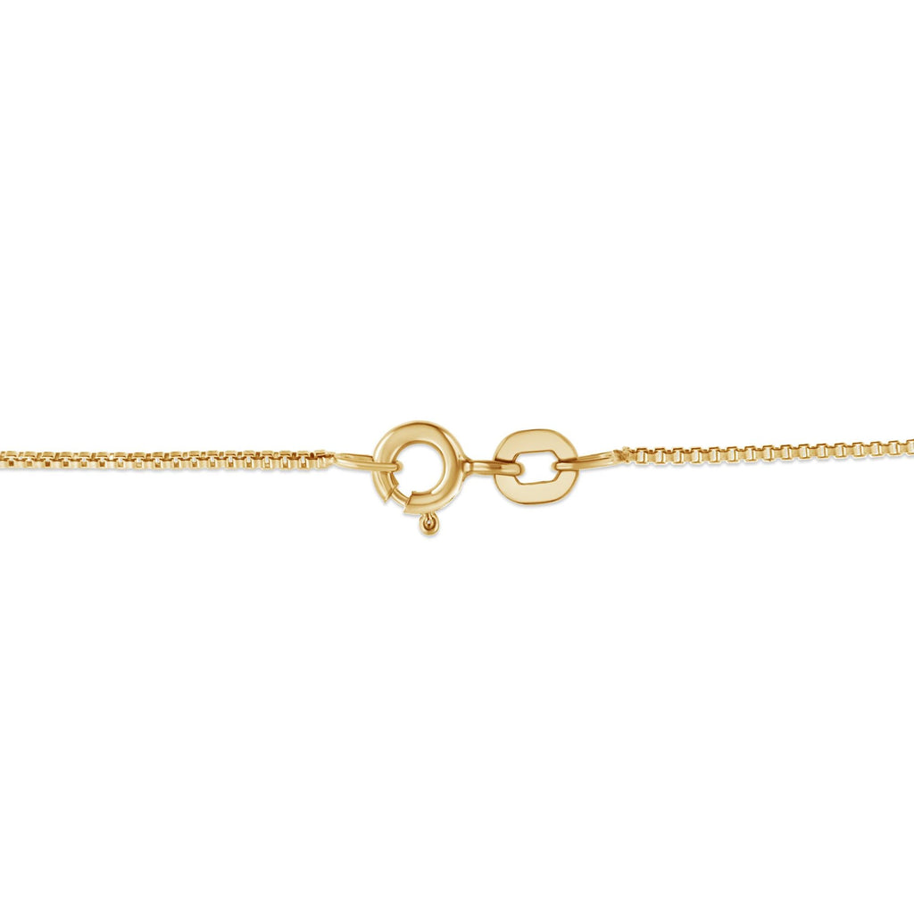 14K Yellow Gold Plated .925 Sterling Silver 1/2 Cttw Champagne Diamond Cross Pendant Necklace (K-L Color, I1-I2 Clarity) - 18in