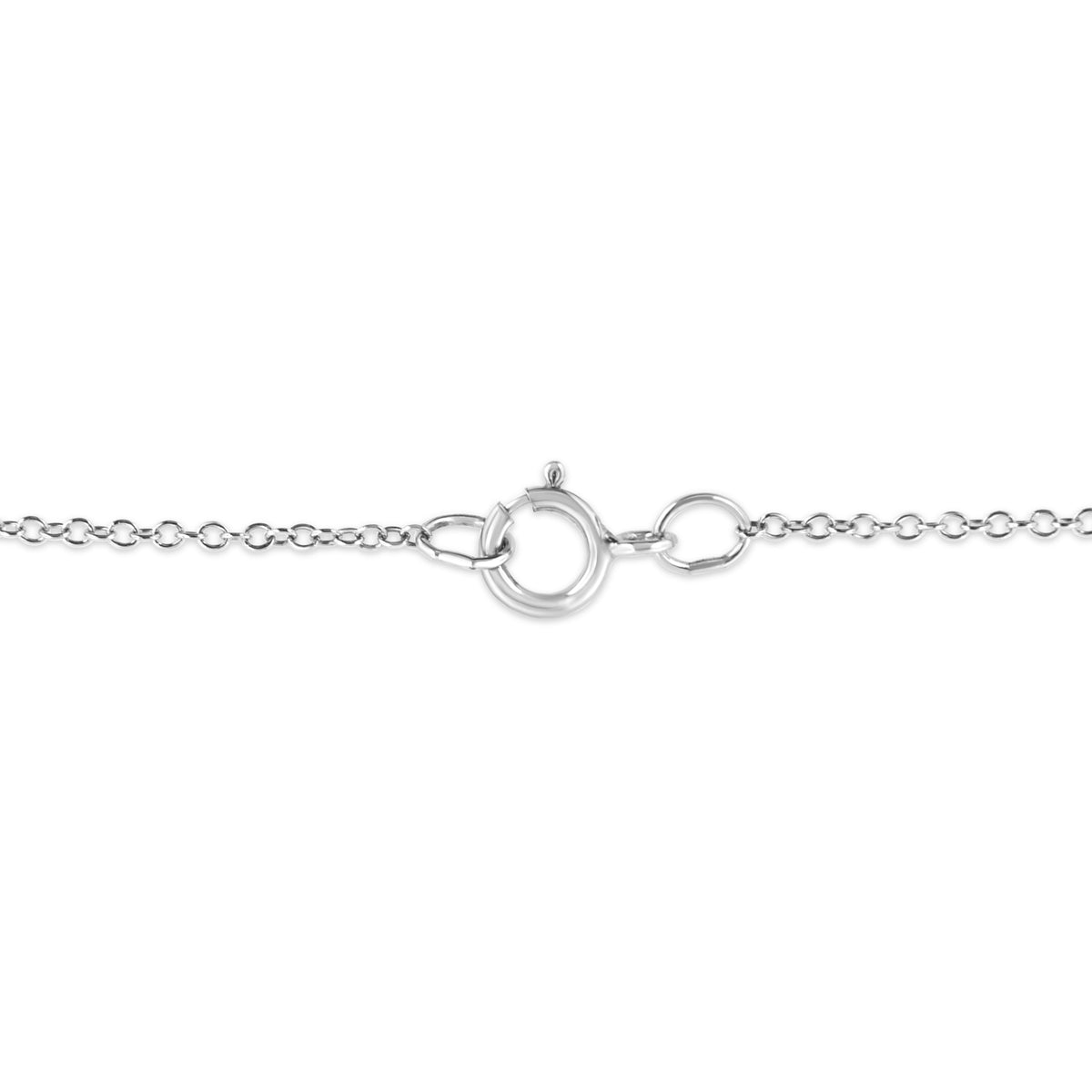 .925 Sterling Silver Diamond Accent Cancer Zodiac Design 18in Pendant Necklace Medallion (K-L Color, I1-I2 Clarity)
