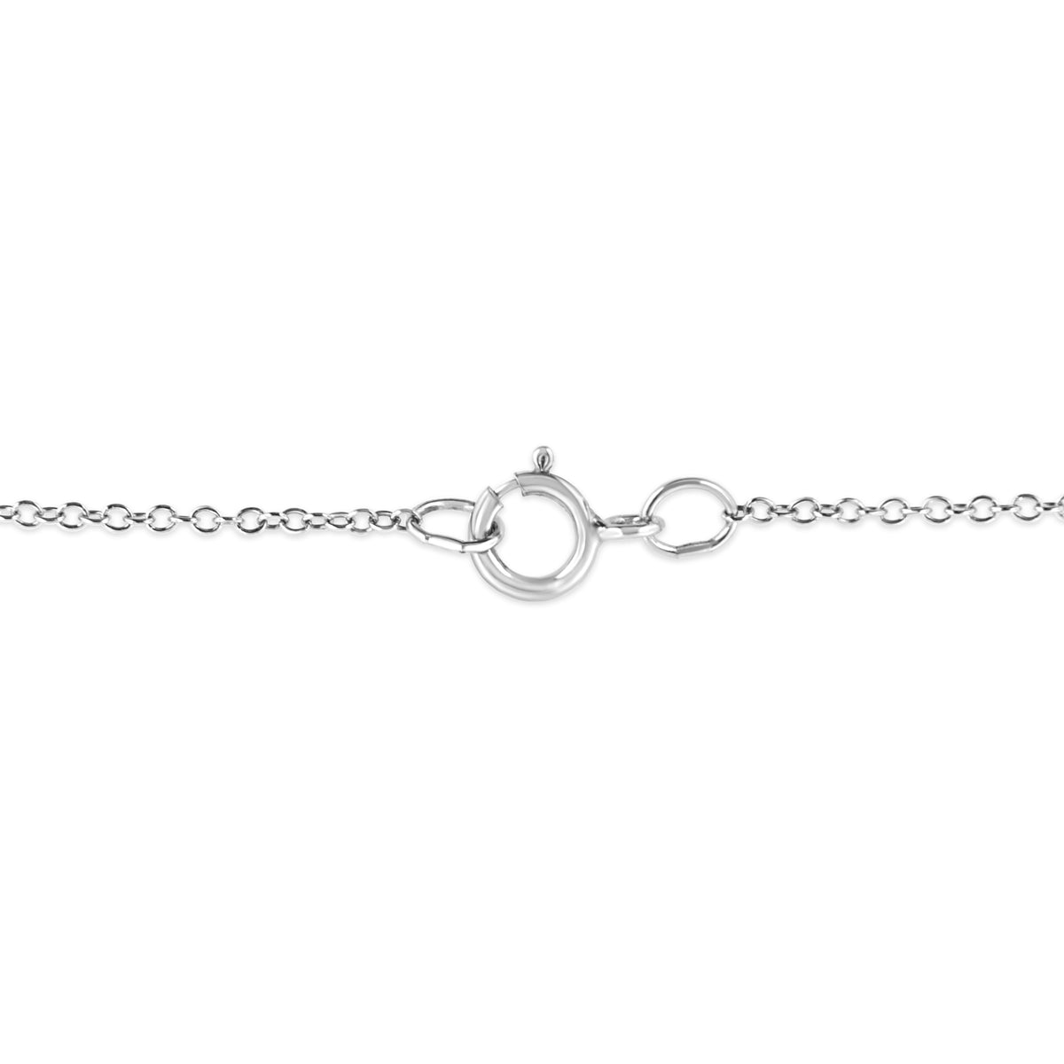 .925 Sterling Silver Prong-Set Diamond Accent Starfish 18in Pendant Necklace (I-J Color, I1-I2 Clarity)