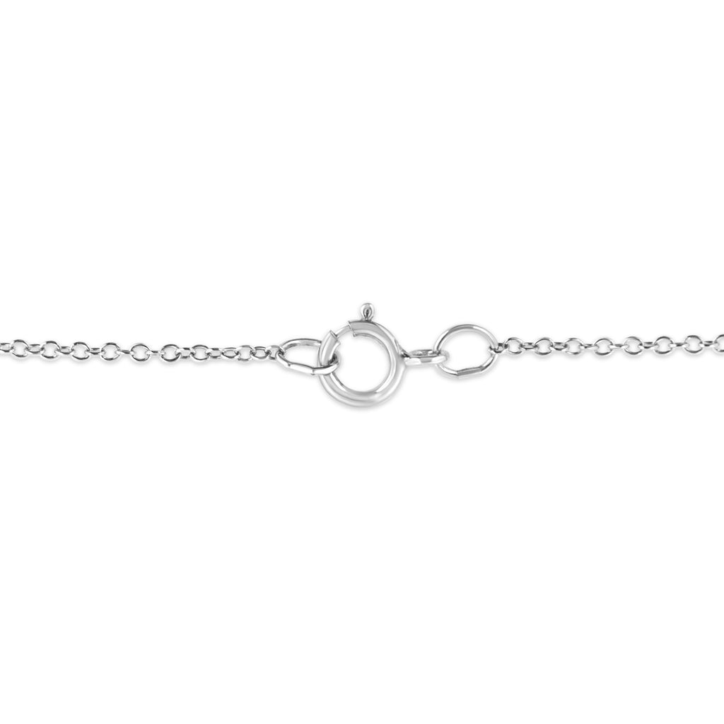 .925 Sterling Silver Prong-Set Diamond Accent Starfish Pendant Necklace (I-J Color, I1-I2 Clarity) - Size 18in