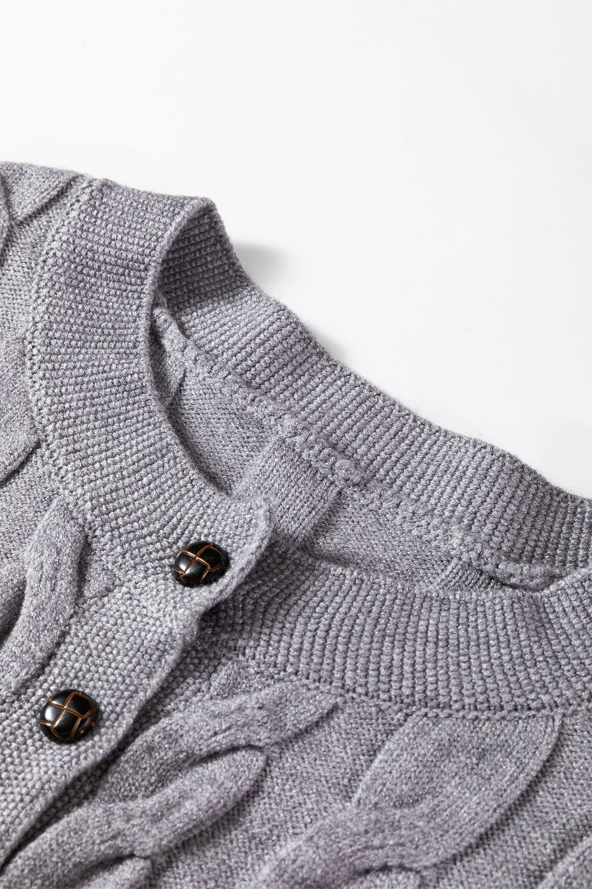 Women's High Cable Knit Cardigan – Cozy & Timeless Elegance