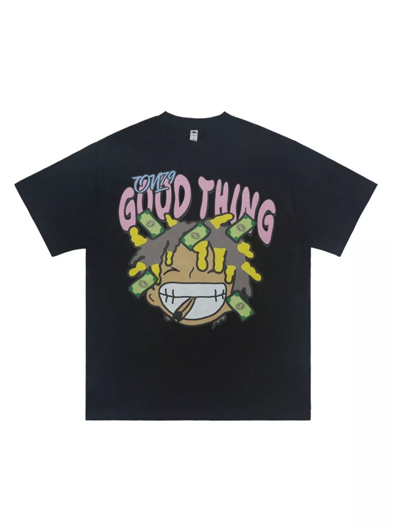  a black fierceguy "Good Thing" graphic t-shirt