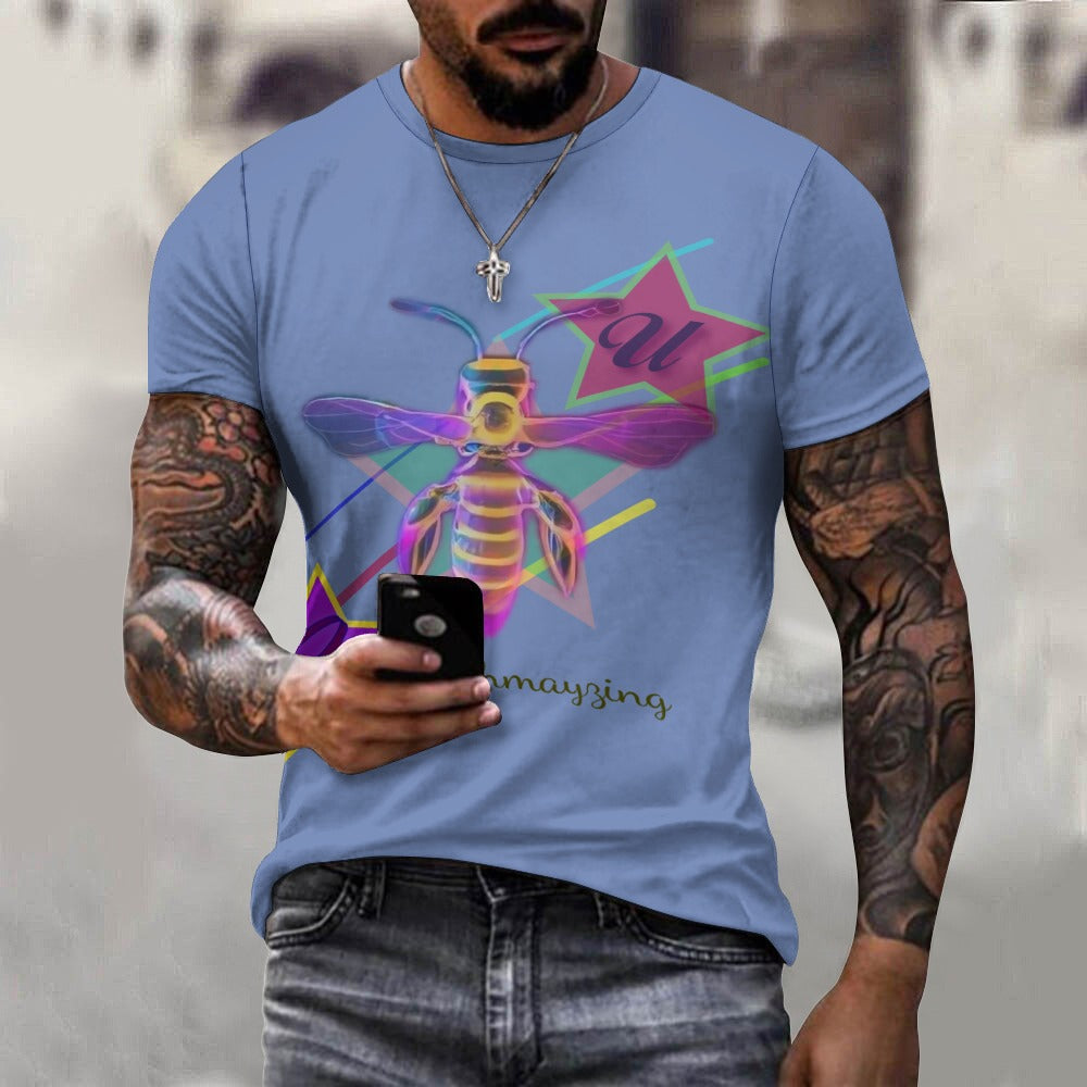 BUhmayzing Bee Print Unisex Cotton T-shirt