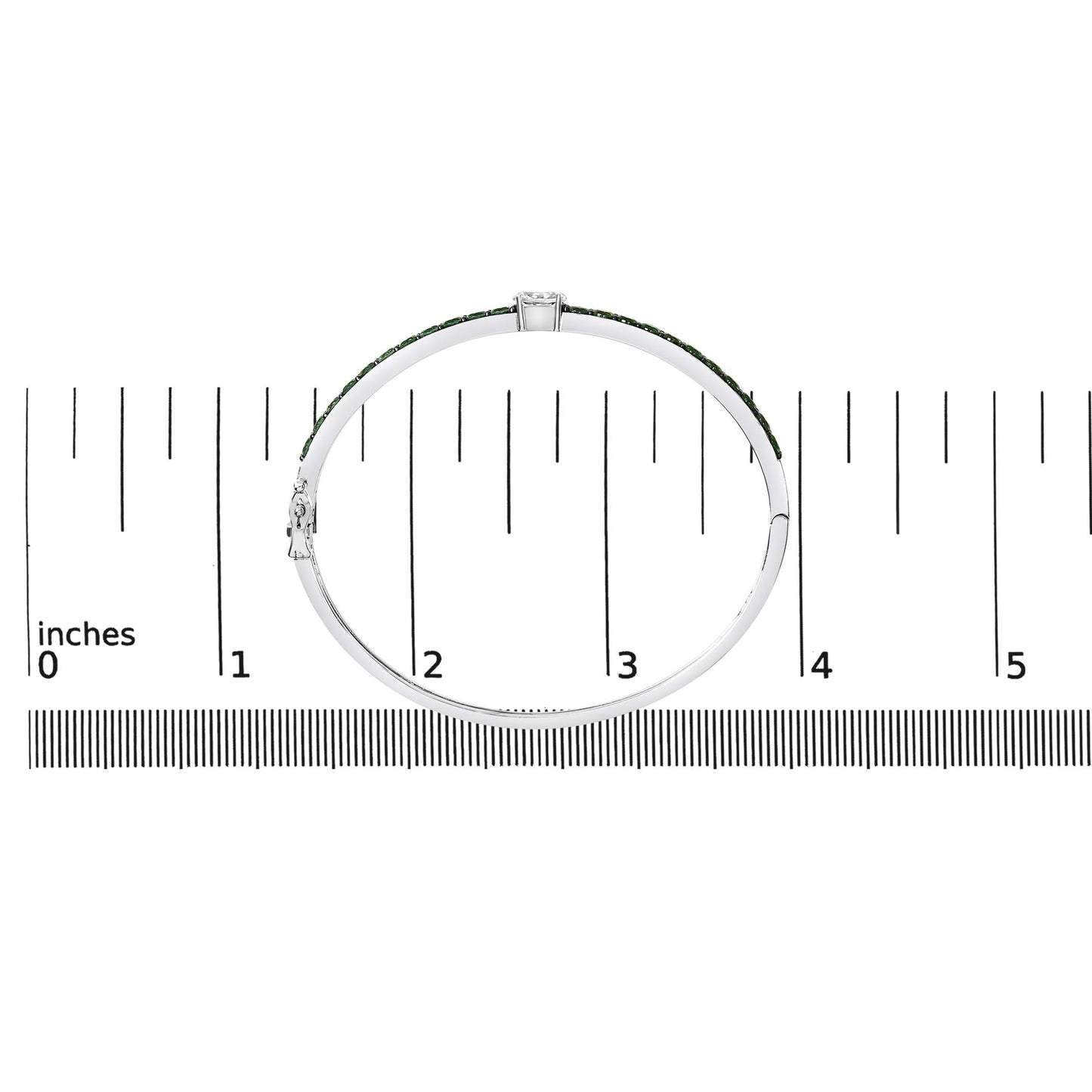 Elevate Your Elegance with .925 Sterling Silver Sapphire Bangle