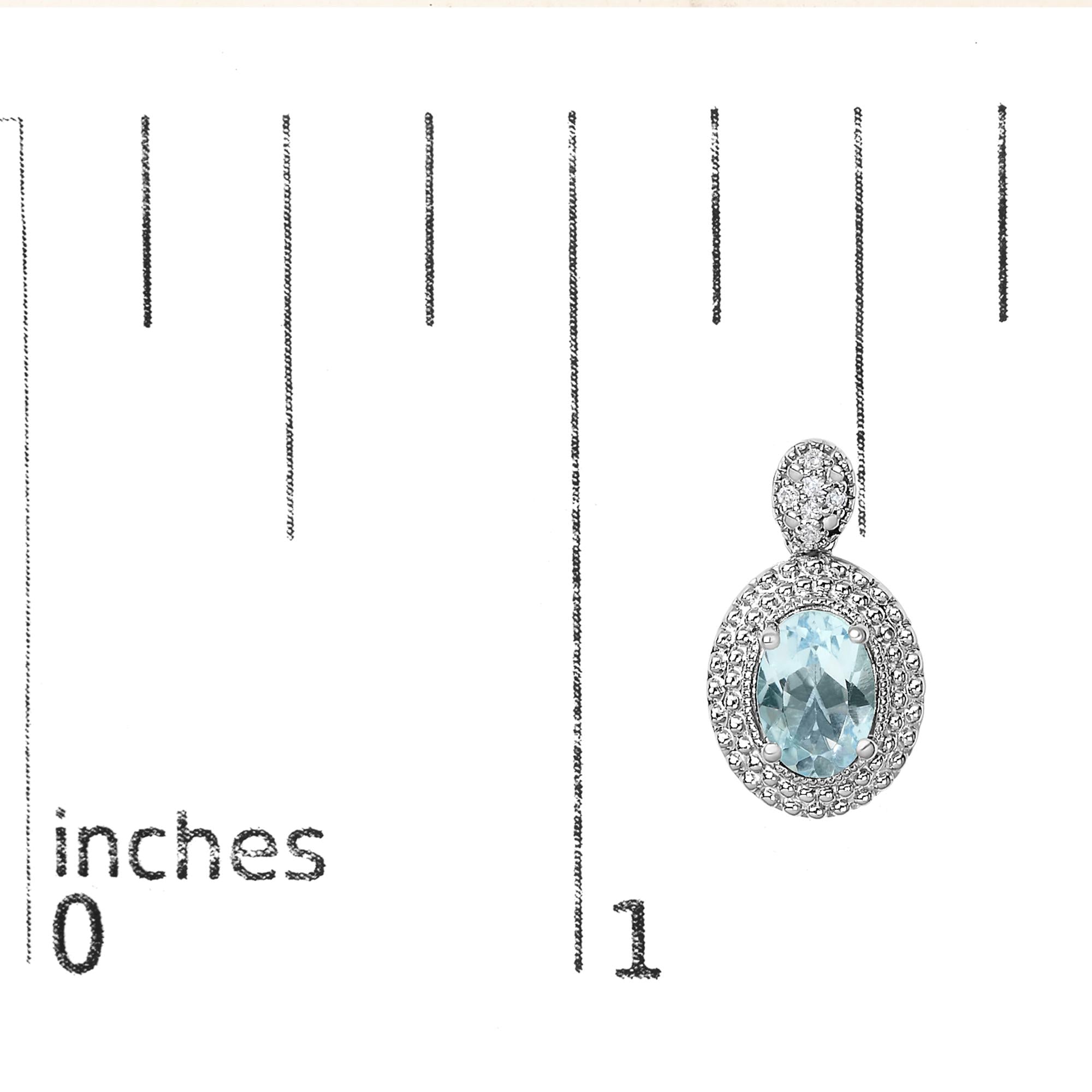 Elevate Your Style with Rhodium-Plated Sterling Silver Blue Topaz Earrings