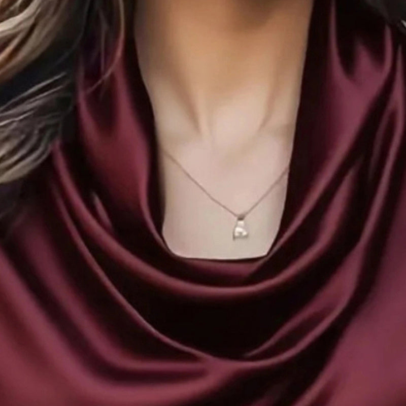 Cascading Elegance: Draped Neck Ruffle Blouse for Timeless Professional Poise