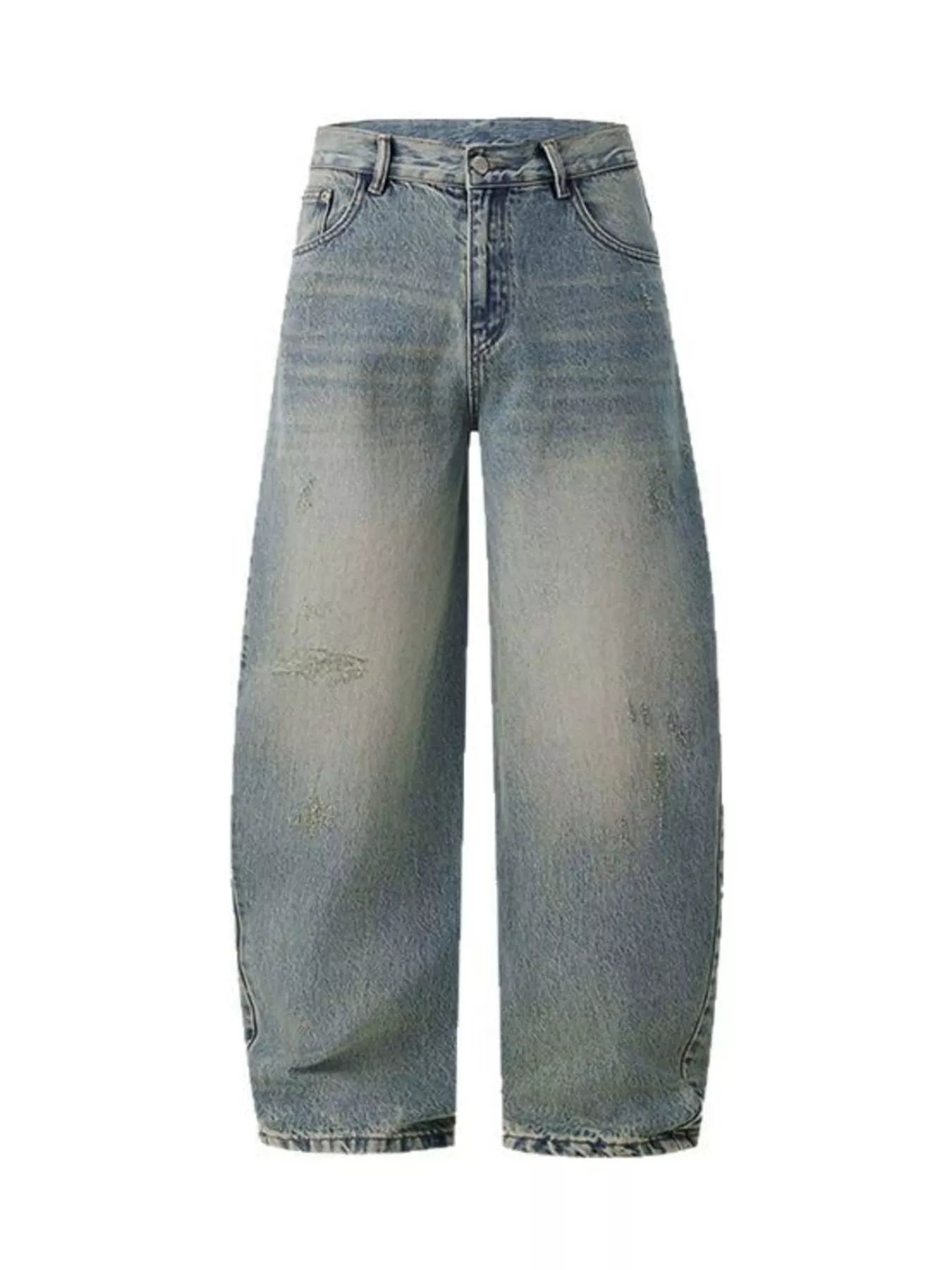 Men's Vintage Oversized Wash Wide Leg Jeans