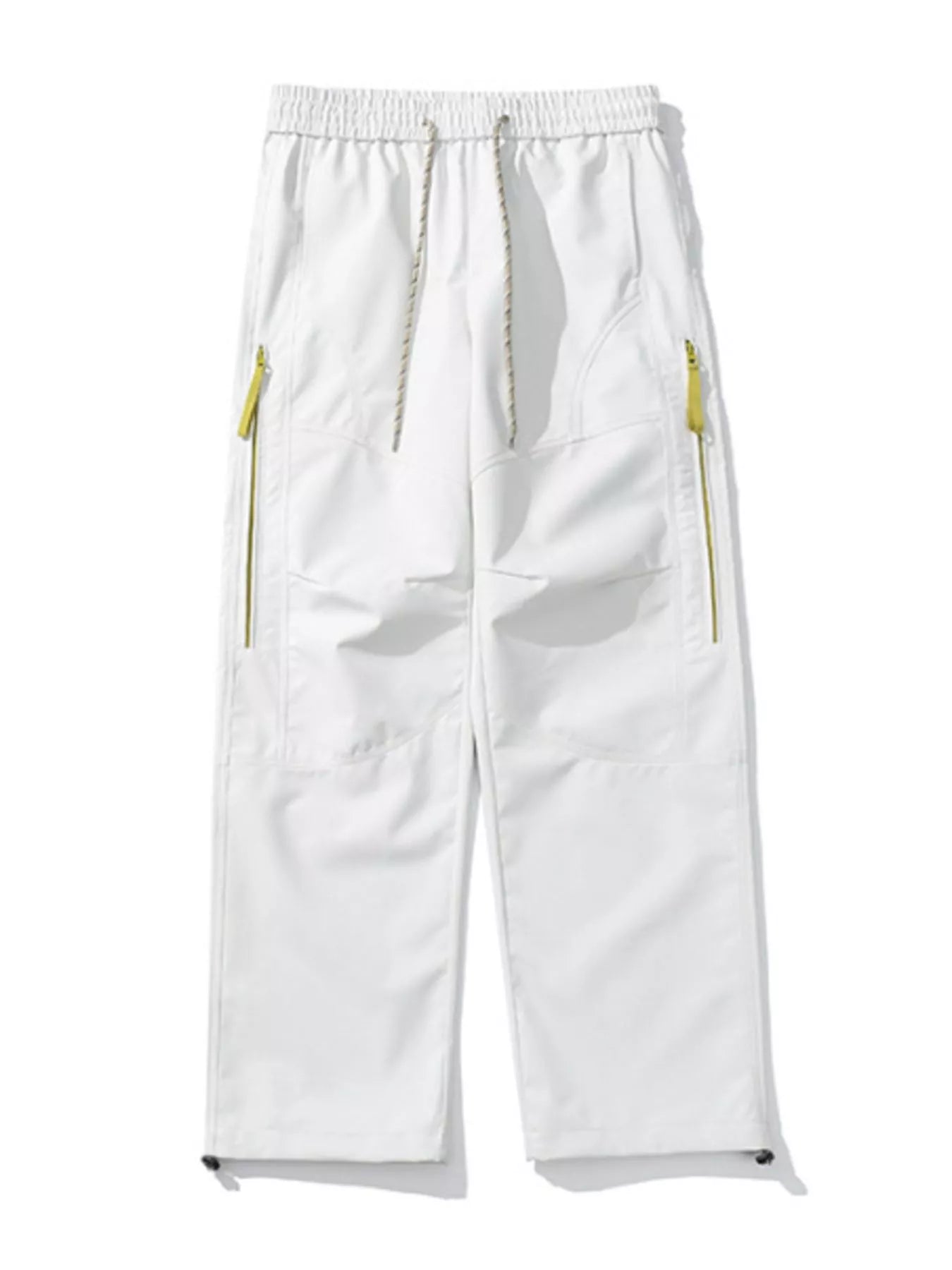 White colored Men's Trailblazers (Hiking) Drawstring Wide Leg Pants