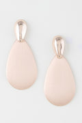 Modern Sleek Gold Teardrop Earrings