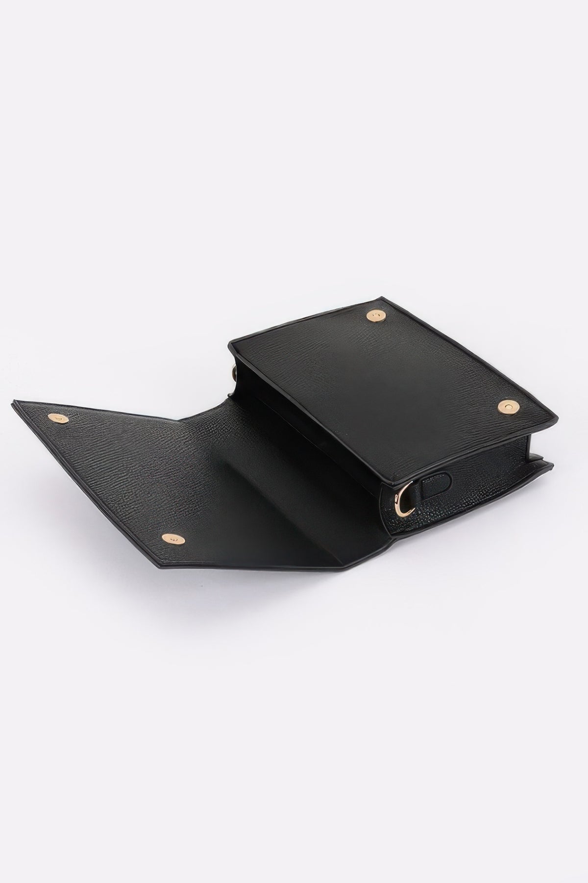 " Little Black Magic Book" Clutch Bag open view