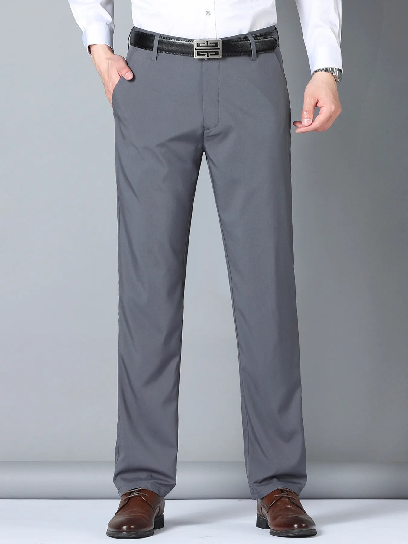 Men's Professional Comfort grey Trousers