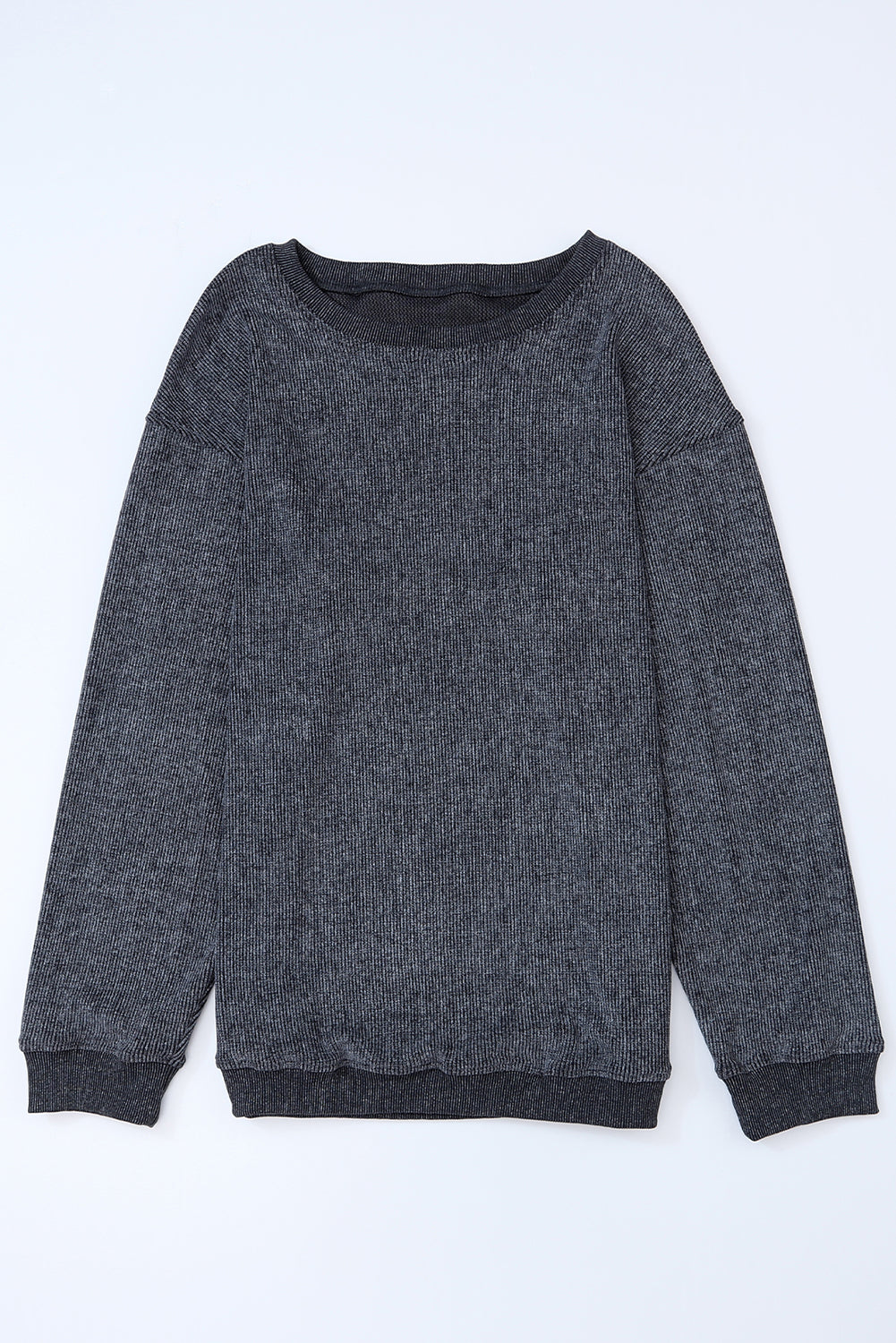 Gray sweater on a white background