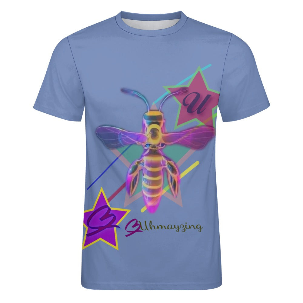 BUhmayzing Bee Print Unisex Cotton T-shirt